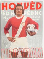cca 1975-1980 4 db Honvéd labdarúgó magazin, műsorfüzet, vegyes állapotban, kissé dohos