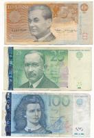 Észtország 1994. 5K + 2002. 25K + 2007. 100K T:F-VG
Estonia 1994. 5 Krooni + 2002. 25 Krooni + 2007...