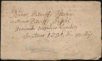 1596 Butsfa vadász ülési jegyzőkönyv (Budafa, Zala megye) a Péterffy család tagjainak vagyon egyezsé...