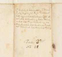 1774 Mihályi, Kisfaludi Klára nemes asszony örökegyezségi levele az ő és a mihályi plébános gyűrűspe...