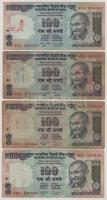 India DN 10R (2x) + 100R (4x) + 500R (2x) T:F kis beszakadások
India ND 10 Rupees (2x) + 100 Rupees...
