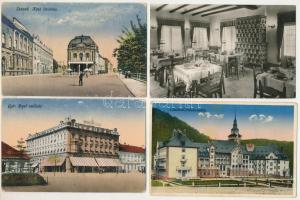 ÉTTERMEK, SZÁLLODÁK - 31 db MODERN magyar város képeslap + 27 db RÉGI / RESTAURANTS, HOTELS - 31 MOD...