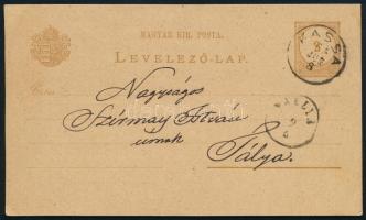 1885 Meghívó az ,,Abauj-tornamegyei gazdasági egylet" által a kékedi fürdőben rendezett zártkör...