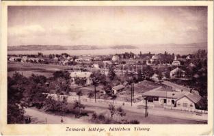 1937 Zamárdi, látkép, háttérben Tihany (EK)