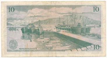 Izland 1960-1964. (1957) 10K "B5432317" T:F
Iceland 1960-1964. (1957) 10 Kronur "B54...