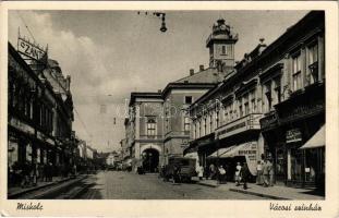 Miskolc, városi színház, dohány, Epstein divat, Szántó, Ábrahám üzlete