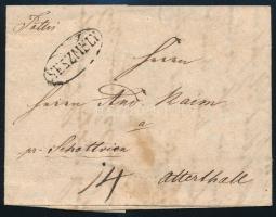1835 Portós levél "NESZMÉLY"