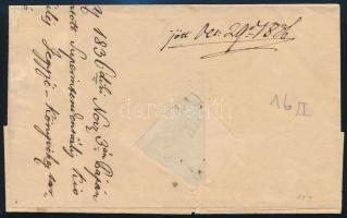 1836 Portós levél "PESTH" - Pápa
