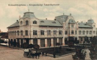 Kiskunfélegyháza Közgazdasági Takarékpénztár Frank Ignác fiai nagykereskedésével és Vámos Márton üzletével