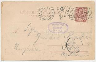 1904 Genova, Genoa; Ristorante Righi / restaurant (EK)