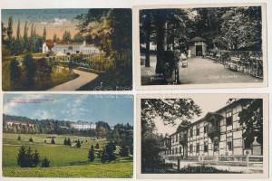Szliácsfürdő, Kúpele Sliac - 14 db RÉGI város képeslap, közte néhány fotó / 14 pre-1945 town postcar...