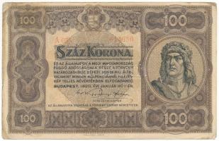 1920. 100K "Orell Füssli Zürich" nyomdahely-jelöléssel, "A 035 614650" sorszámma...