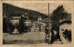 Lanzo d'Intelvi, Viale alla Funicolare / street to the funicular railway (fl)