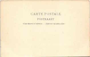 Bruxelles, Brussels; Gare du Nord / railway station, horse-drawn tram, automobiles (EK)