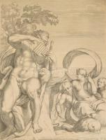 ca 1650 Carlo Cesio (1626-1686) - Annibale Carracci: Polüphémosz a küklopsz és Galatheia története. ...