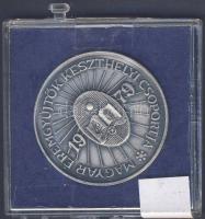 1979. MÉE "25 éves Keszthely város" ffém emlékérem plasztik tokban T:1
