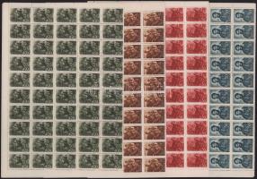 1944 Kossuth Lajos sor hajtott teljes ívekben (20.000) (fogelválások / aparted perfs.)