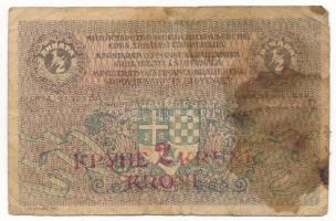Jugoszlávia / Szerb-Horvát-Szlovén Királyság 1919. 1/2D "02772 076904" T:VG folt
Yugoslav...