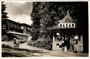 Szovátafürdő, Baile Sovata; Misi Bazár, "társas kirándulás Gyilkoszó-Békási szoroshoz előjegyzé...