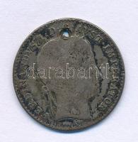 Ausztria 1835A 3kr Ag "I. Ferdinánd" (1,65g) lyukasztva T:VF,F
Austria 1835A 3 Kreuzer Ag...