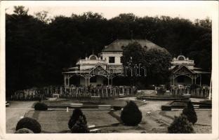 1941 Püspökfürdő, Szentlászlófürdő, Baile 1 Mai, Baile Episcopiei (Nagyvárad, Oradea); étterem, park...