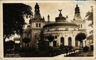 Igló, Iglau, Spisská Nová Ves; Mestské divadlo / Városi színház / theatre. photo (fa)
