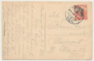 1918 Besztercebánya, Banská Bystrica; IV. Béla király tér, Keme Ignác üzlete, szálloda. Machold F. k...