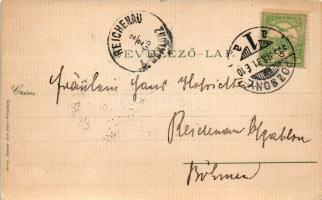 1905 Pozsony, Pressburg, Bratislava; Liget / Aupark. Verlag "Bediene dich allein" / park (...