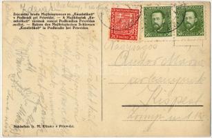 1934 Keselőkő, Keselőkő-Pohrágy, Podhradie (Privigye, Prievidza); A Majthényiak "Keseleökeö&quo...