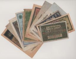 Német Birodalom 1908-1923. 11db-os bankjegytétel T:F-VG
German Empire 1908-1923. 11pcs banknote lot...