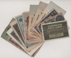 Német Birodalom 1908-1923. 11db-os bankjegytétel T:F-VG
German Empire 1908-1923. 11pcs banknote lot...