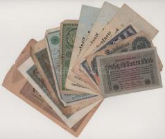 Német Birodalom 1908-1923. 11db-os bankjegytétel T:F-VG
German Empire 1908-1923. 11pcs banknote lot...