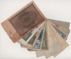 Német Birodalom 1908-1923. 11db-os bankjegytétel T:F-VG
German Empire 1908-1923. 11pcs banknote lot...