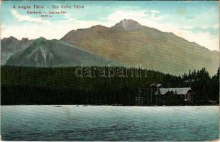 1907 Tátra, Magas-Tátra, Vysoké Tatry; Csorba-tó. Dr. Trenkler Co. 1906. Tát. 49. / Strbské Pleso / ...