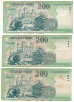 2001. 200Ft (3xklf betűjel: FB, FC, FD) T:F