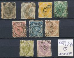 1879-1911 3 db teljes sor
