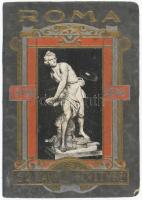 ca 1900 Roma 32 tavole sculture leporelló szobrokról dombornyomott papírkötésben