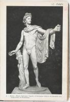 ca 1900 Roma 32 tavole sculture leporelló szobrokról dombornyomott papírkötésben