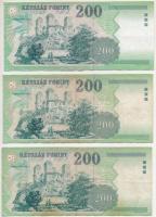 2006. 200Ft (3xklf betűjel: FA, FB, FC) T:F egyiken folt