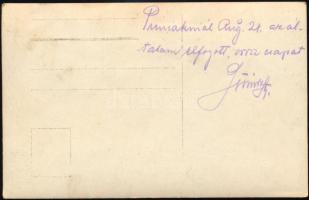 cca 1916-1918 Magyar katonák által elfogott orosz csapat egy erdőben a fronton, I. világháborús fotó...