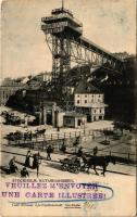 1903 Stockholm, Katarinahissen. Carl Nilssons / Katarina Elevator, Wimans Spisar, Halda Fickur (EK)