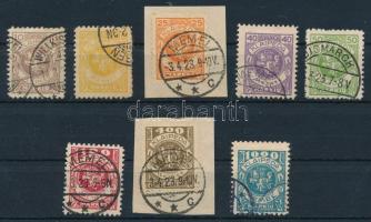 1923 Mi 141-146 + 148 + 150