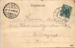 1903 Písek, Stary most. Jan Thorovsky / old bridge (EK)