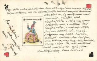 The American Joker hand-crafted card