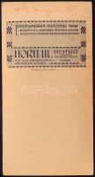 1914 Frissen bevonult katona portréja, kabinetfotó Horn Mór nyitrai műterméből, jó állapotban, 21x11...