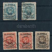1923 Mi 124-128