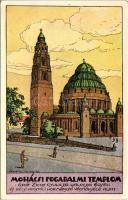Mohács, Fogadalmi templom, 1526-1926 s: Árkay Aladár + "Mohácsi vész évforduló 1526-1926" ...