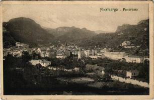 Finale Ligure, Finalborgo; Panorama / view (tear)