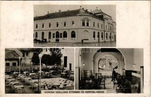 1943 Mohács, Korona szálloda éttermei és kerthelyisége, Dreher söröző (fl)