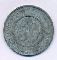 Ausztria 1900 k. 50h "Kantine Fliegerhorst Neubiberg" (Menza a Neubiberg légibázison) fém ...